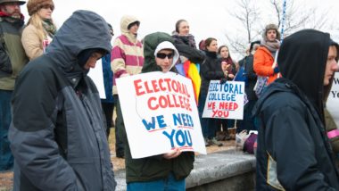 Electoral College vote scheduled today.