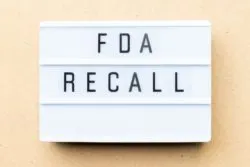 FDA recal on light box