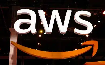 AWS logo sign - Parler app