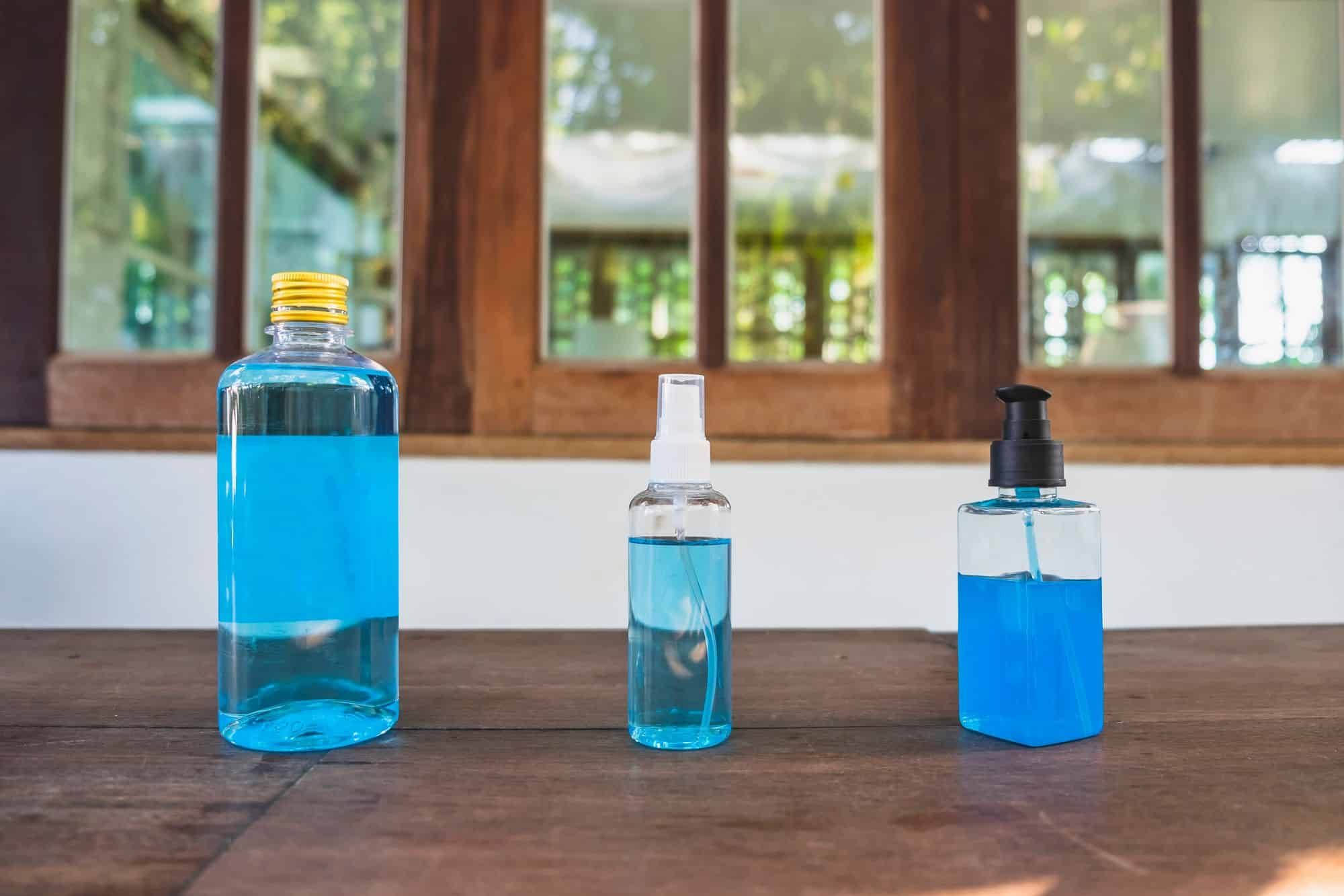 Rubbing alcohol has been found to have methanol in it.