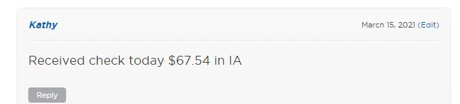 CenturyLink class action settlement check