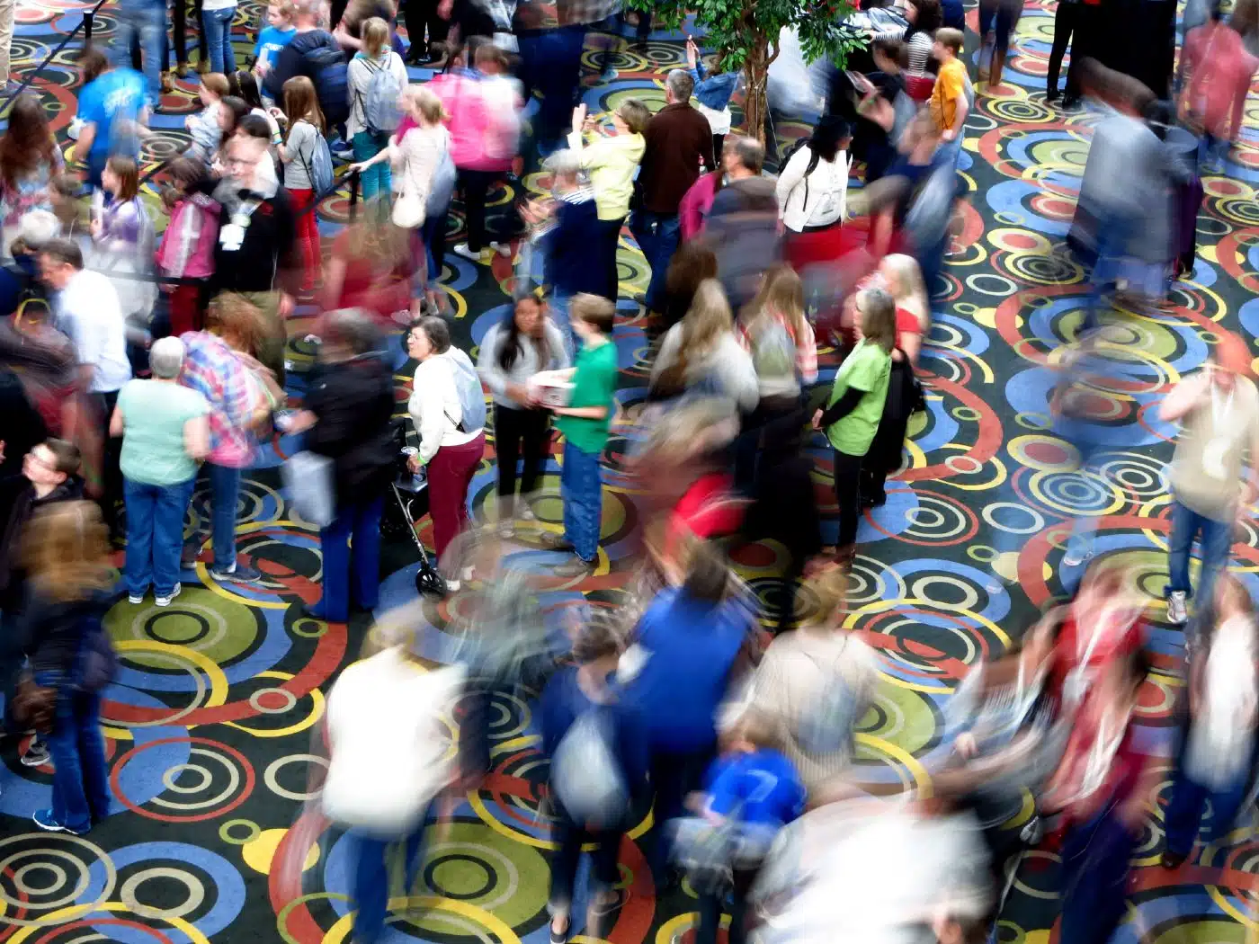 People attend a convention - creation entertainement