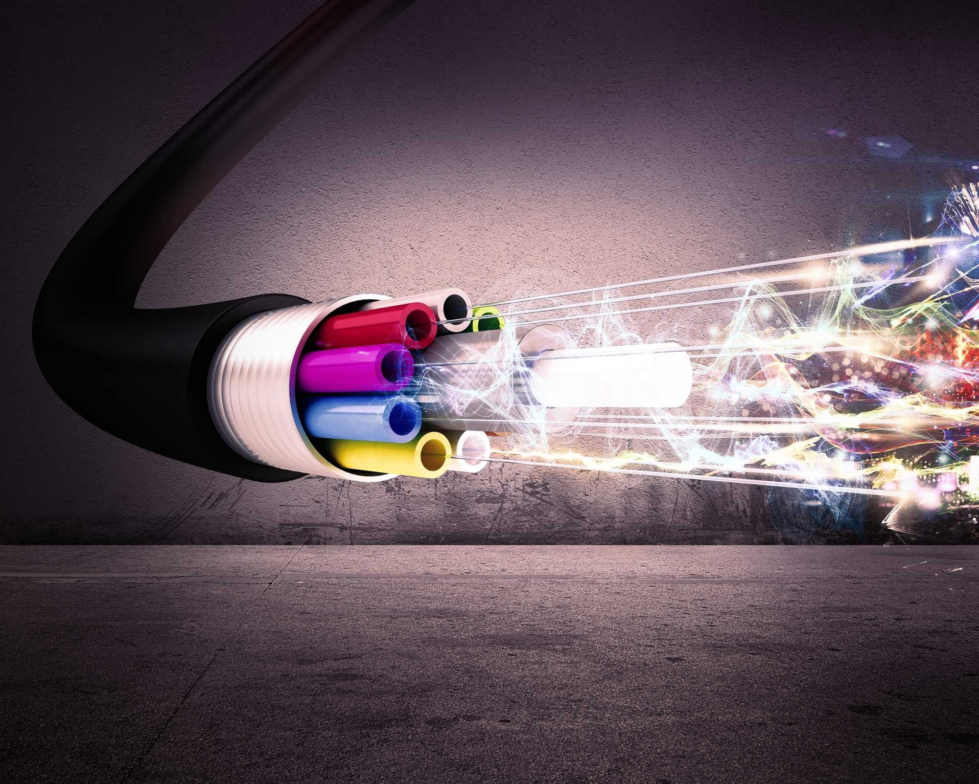 representation of speed of fiber for internet