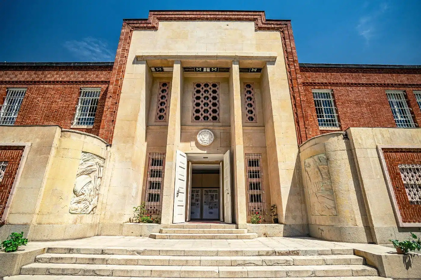 Entrance to the former U.S. Embassy in Tehran, Iran - Iran hostage crisis