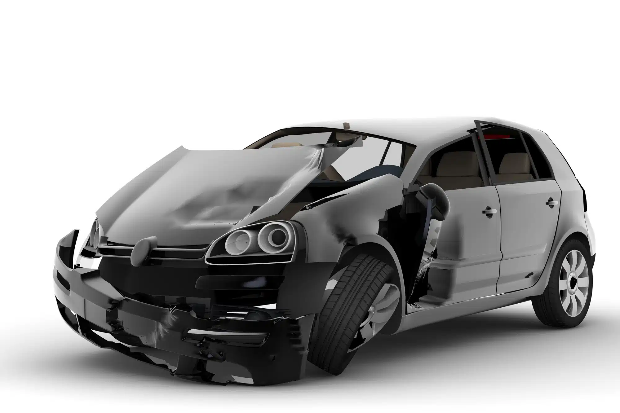 car totaled by accident