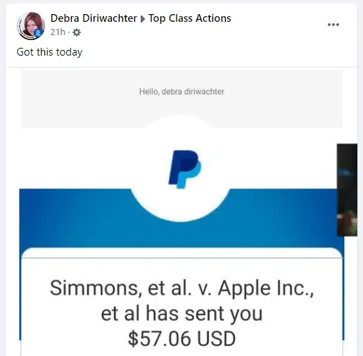 Powerbeats2 settlement payment