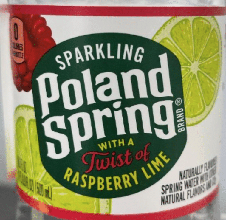 Nestle Natural Lime & Raspberry Water False Advertising class action lawsuit