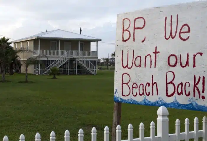 In April 2010, the Deepwater Horizon oil rig, operated by oil company BP, exploded in the Gulf of Mexico off the coast of Louisiana, killing 11 workers and injuring 17. The disaster resulted in the second-largest class action settlement in US history.