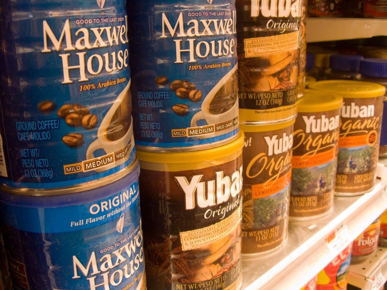 Kraft Heinz Goods Maxwell House and Yuban coffee brands