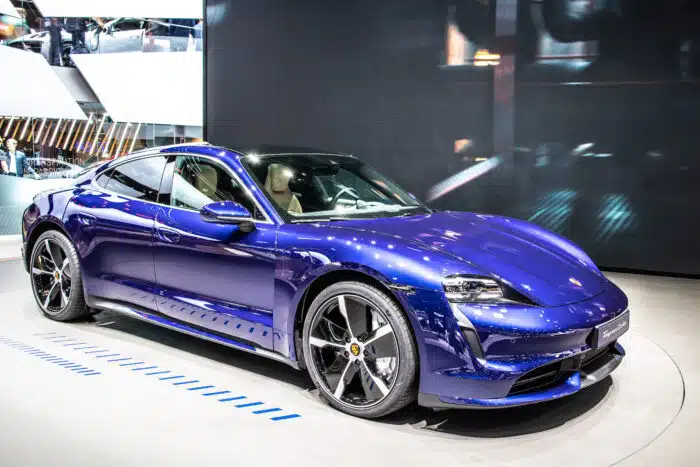 Porsche Taycan electric cars recall