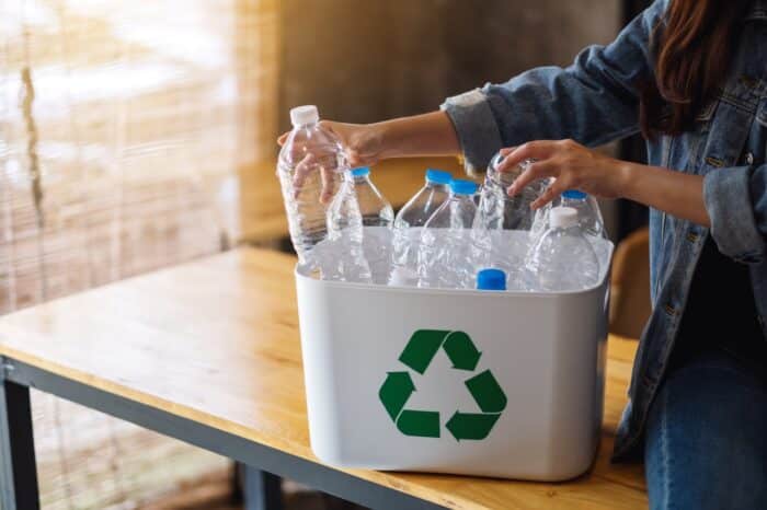 recycle water bottles