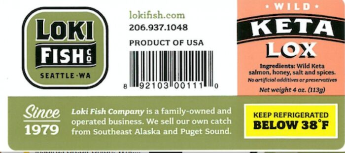 salmon recall, Loki Fish Company