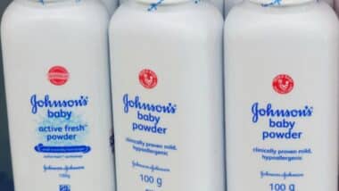 Johnson and Johnson baby powder