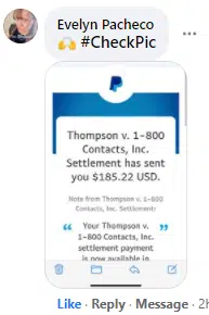 1-800 Contacts FB 3 Payouts on the way