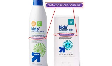reef friendly sunscreen and up & up