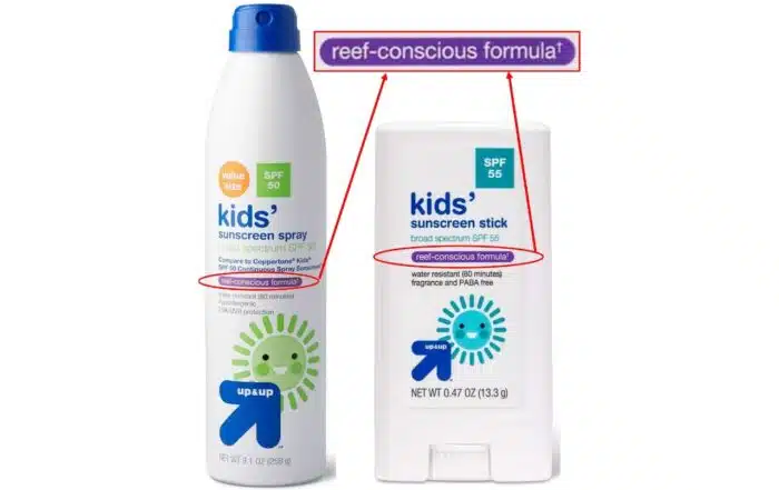 reef friendly sunscreen and up & up