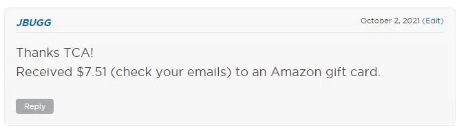 Milk Site settlement payouts