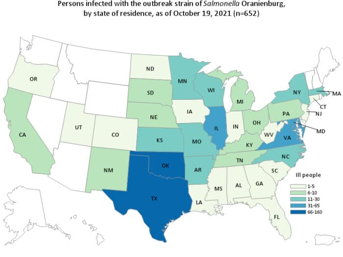 prosource, salmonella outbreak, and recall