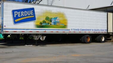 Perdue Trailer outside Gainesville, Georgia, Perdue plant.