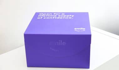 SmileDirectClub Aligner in purple box, stockholders, lawsuit
