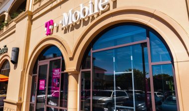 T-Mobile entrance to one of the stores in San Francisco bay area