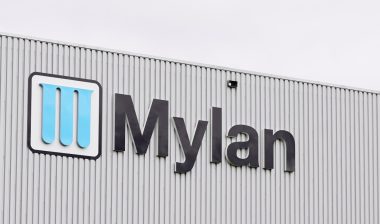 Mylan office factory sign pharmaceuticals company