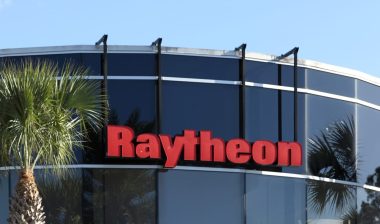 Raytheon Facility sign In Orlando, Florida