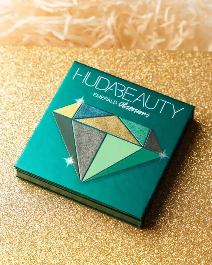 Mua and girly concept. Luxury eyeshadow palette.