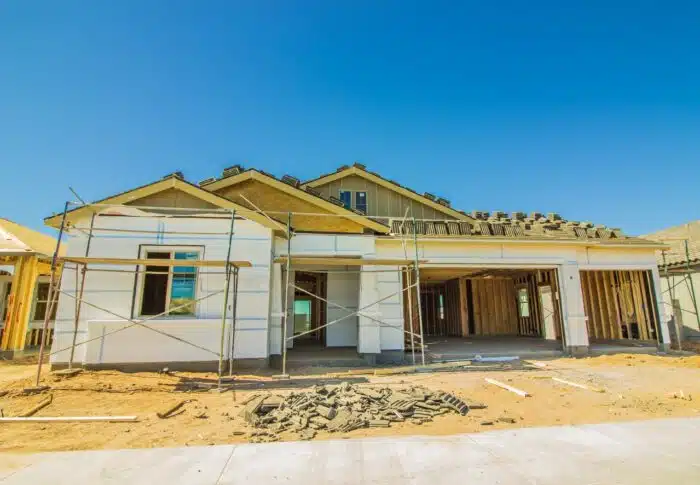New Home Under Construction 