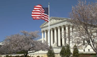 U.S. Supreme Court building. case over juvenile detention center.