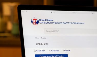 The recall list page on the United States Consumer Product Safety Commission