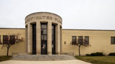 The exterior of the Flint Water Plant in Michigan. Flint is in the spotlight as concerns over it's water quality and lead content have made national headlines.