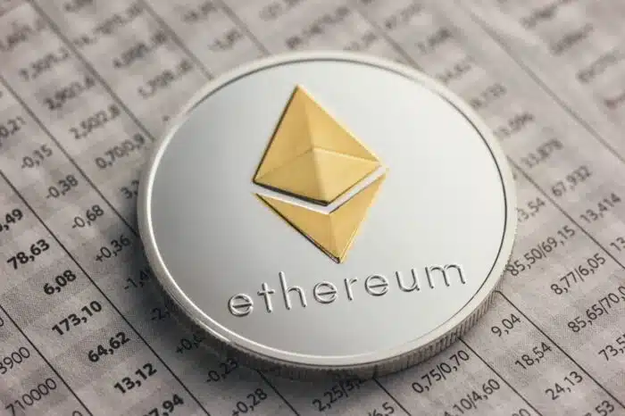 ethereum coin on exchange charts.