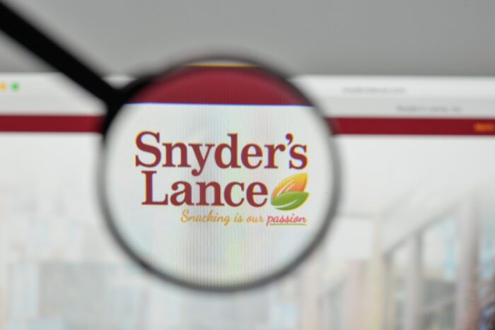 Snyder's Lance logo on the website homepage.