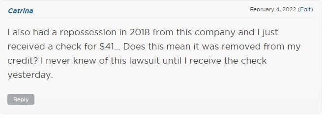 Ally Repo Site 2-7-22 class action settlement checks