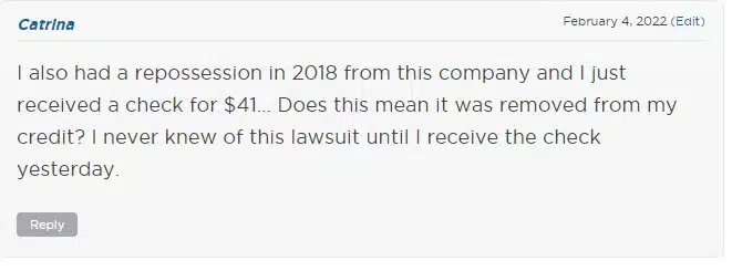 Ally Repo Site 2-7-22 class action settlement checks