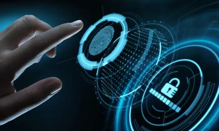 Fingerprint scanning technology safety concept art - workwell lawsuit