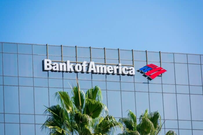 Bank of America sign