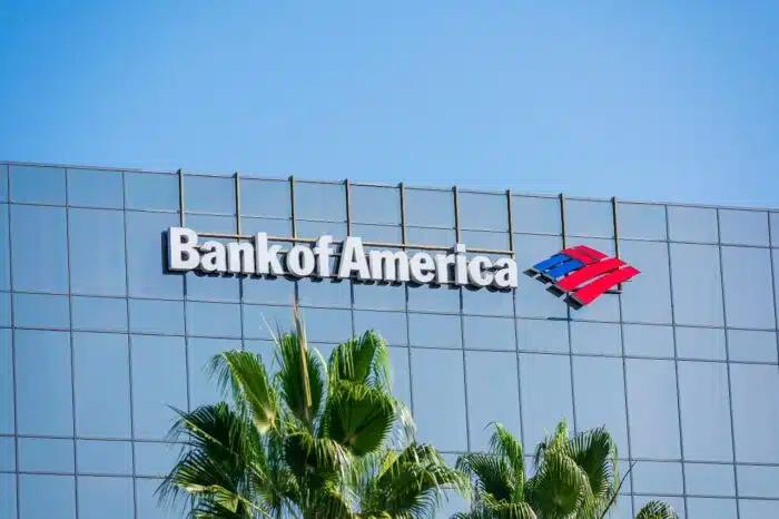 Bank of America sign
