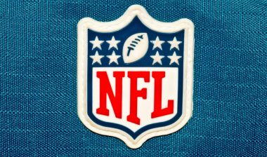 NFL logo printed on textile equipment