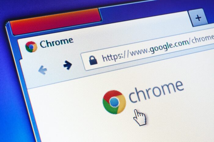 Google Chrome homepage