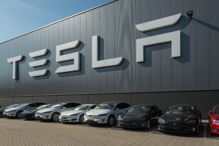Tesla Motors Assembly Plant in Tilburg, Netherlands.
