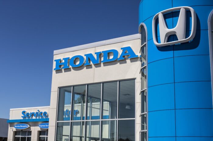 Honda Motor Co. Logo and Sign.