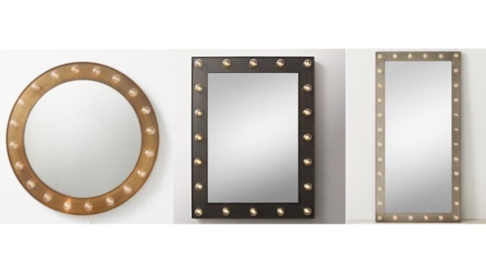 Three Lighted Mirrors