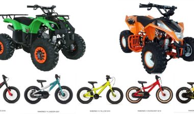 recalled kids ATVs, and bicycles