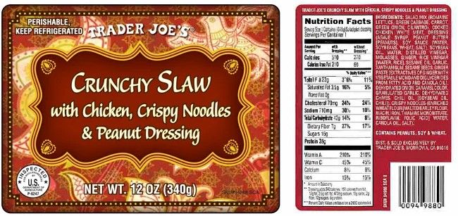 Trader Joes crunchy slaw