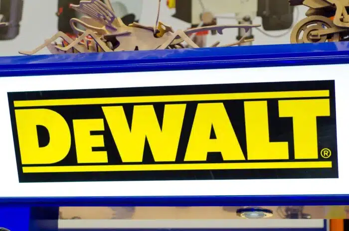 DeWALT signboard.