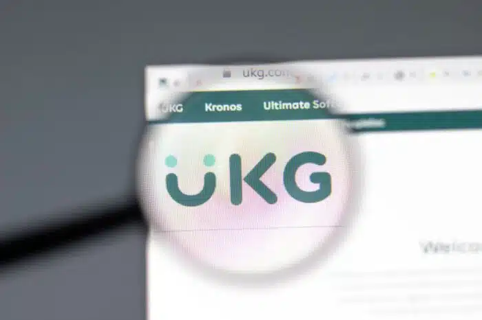 Ultimate Software and Kronos UKG website in browser