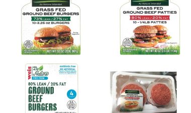 Ground beef recall packaging