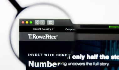 Illustrative Editorial of T Rowe Price website homepage.